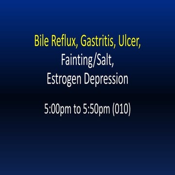 Surgeons' Confusion & Misunderstanding the MGB: Bile, Bile Reflux, Bile