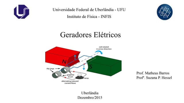 Aula sobre Geradores Elétricos | PPTX