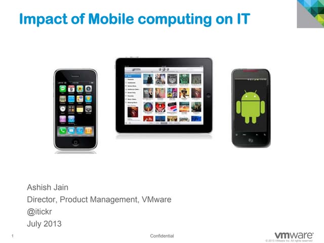 CIS13: Impact of Mobile Computing on IT
