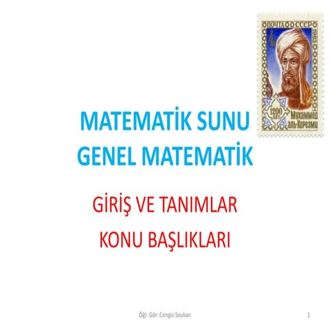 01.2 matematik sunu sayılar