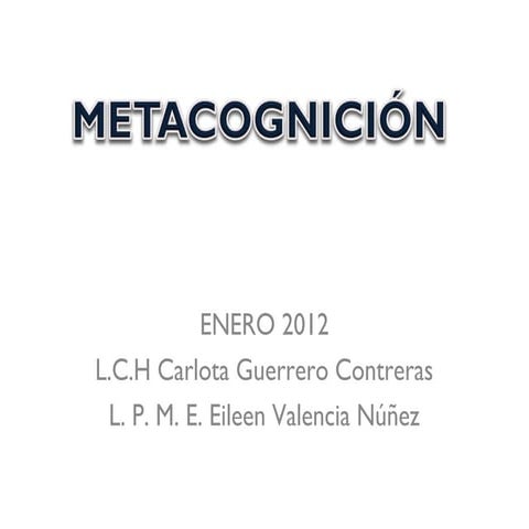 01.metacognición metodologia