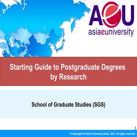 01. starting guide to postgraduate degrees by research