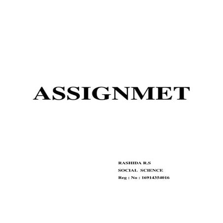 ASSIGNMENT