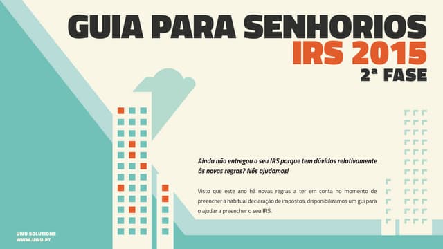 IRS 2ª Fase - Guia IRS para Senhorios