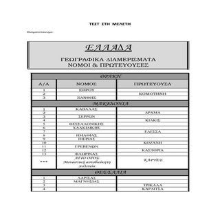 Μελάτη Δ΄ ΄΄Γεωγραφικά διαμερίσματα...