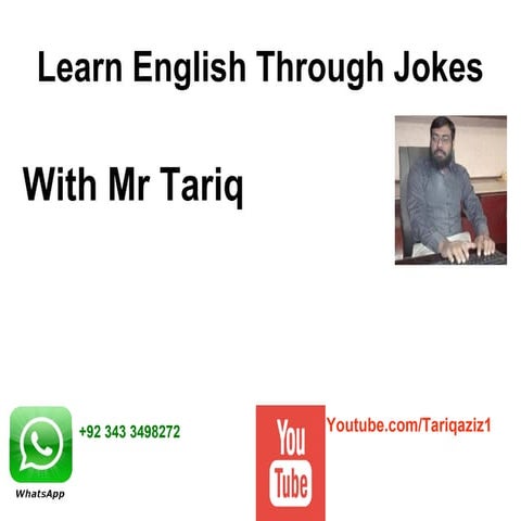 Learn English Through Jokes With Mr Tariq