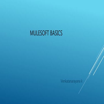 01. mulesoft basics