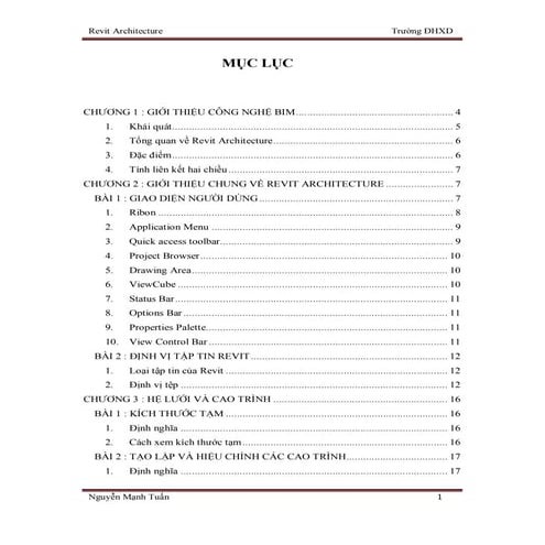 01. revit architecture   dhxd