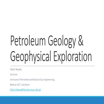 01. introduction to petroleum geology