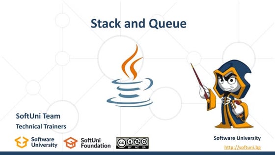 Image 285: 16. Java stacks and queues