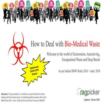 How to Deal with Bio-medical Waste