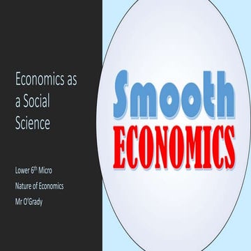 Economics as a Social Science