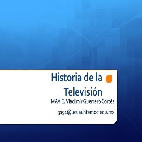 Historia de la Televisión