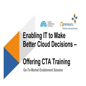 Enabling IT to Make Better Cloud Decisions