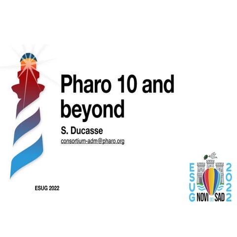  Pharo 10 and beyond