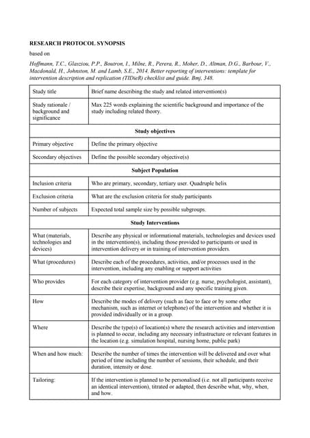 01 1 Additional material 2 RESEARCH PROTOCOL SYNOPSIS template docx 01 1 Additional material 2 RESEARCH PROTOCOL SYNOPSIS template docx