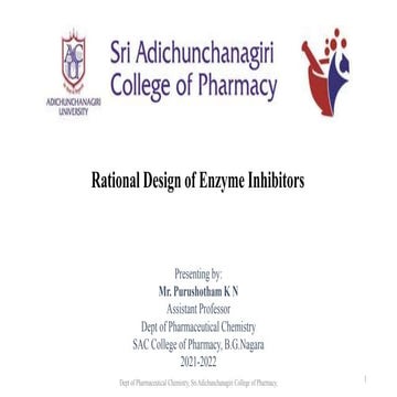 01.Rational Design of Enzyme inhibition.pptx