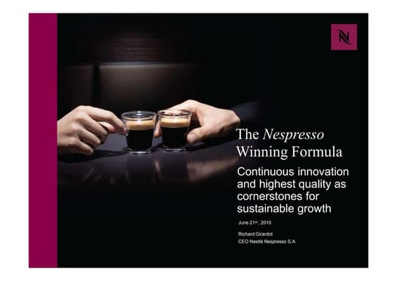 Case Study Nespresso.pdf | Large Business | Business