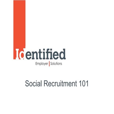 Social Recruitment 101