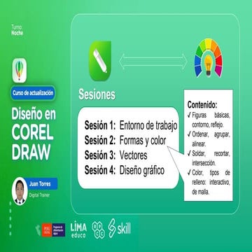 01. Sesión02-Formas y Color corel draw - | PDF