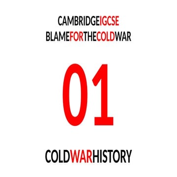 01. BEGINNINGS OF COLD WAR - Origins of the Cold War.pptx
