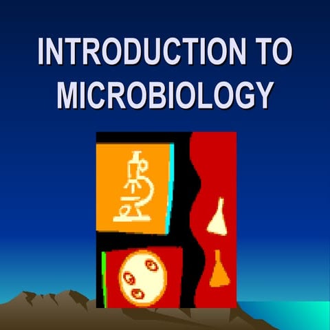 01. Introduction to Microbiology, first session