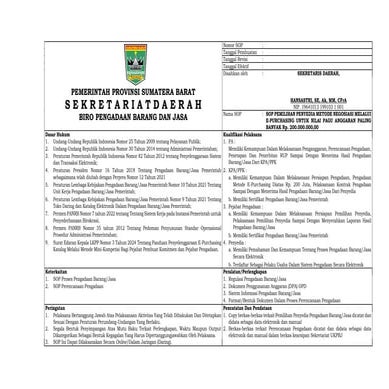 01.a SOP Metode Negosiasi Sampai Dengan Rp. 200 Juta (Pejabat Pengadaan ...