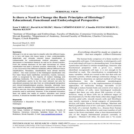 01. Histology New Classification of histo is clear  calssification