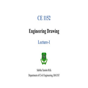 Introduction to Civil Engineering Drawing (PDF)