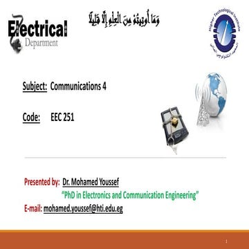 Comprehensive Overview of Telecommunication Basics and Communication ...