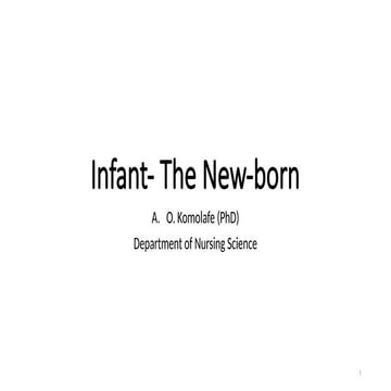 Newborn adaptation | PPT