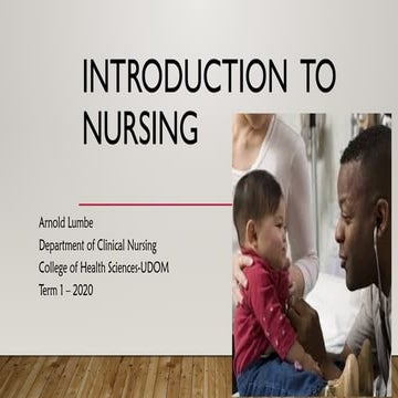 Introduction to nursing | PPT