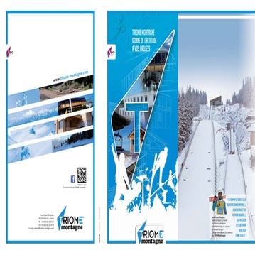 Plaquette TRIOME montagne