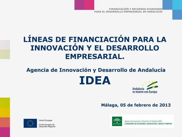Agencia IDEA: incentivos a la I+D+i