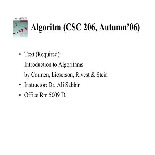 01 analysis-of-algorithms | PPT