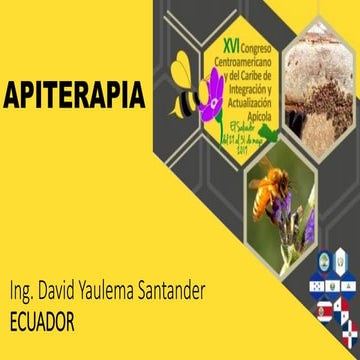 Apiterapia y usos de productos derivados de la colmena