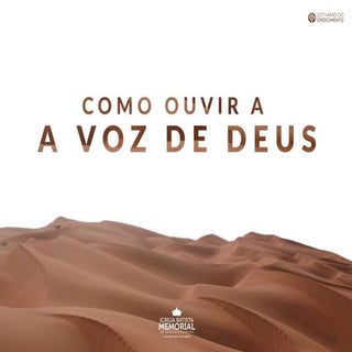 Como Ouvir a Voz de Deus