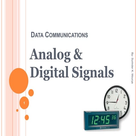 01  data communications; analog &amp; digital signal