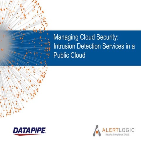 Managing Cloud Security: Intrusion Detection Services in a Public Cloud