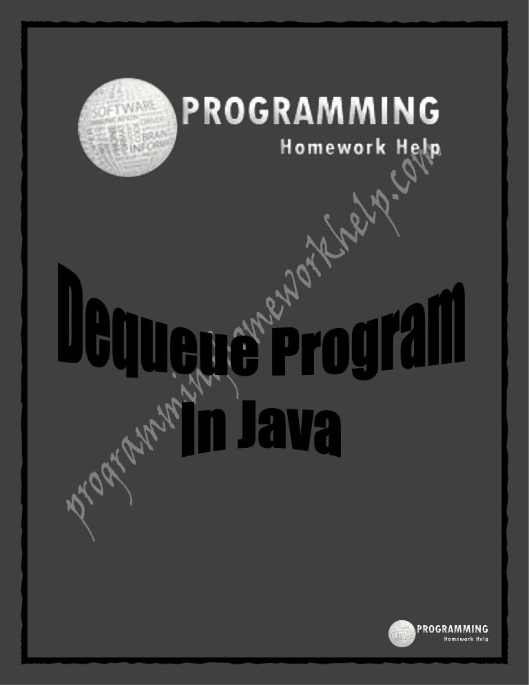 Java homework assignment help