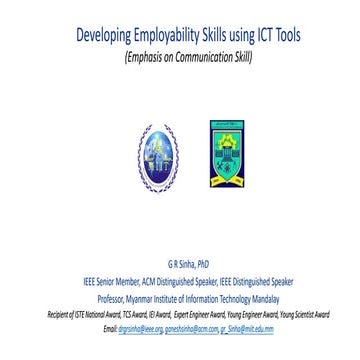 Developing employability skills using ICT tools