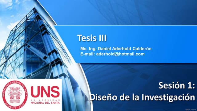 Diseño de la investigación
