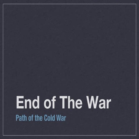 1. The world after ww2. the cold war | PPTX