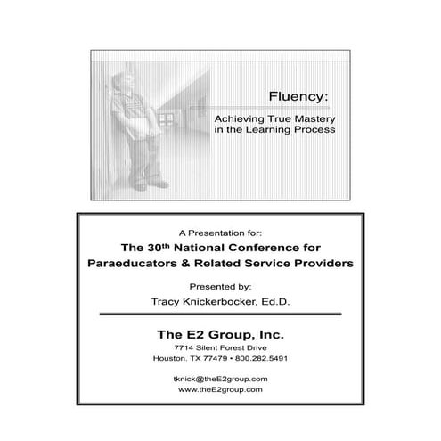 6 Minute Solutions - Building Fluency | PPT