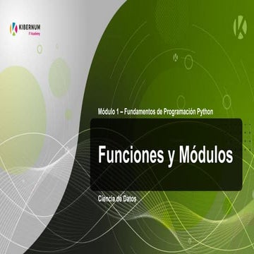 Fundamentos de Programación en Python: Funciones y Módulos para Ciencia ...