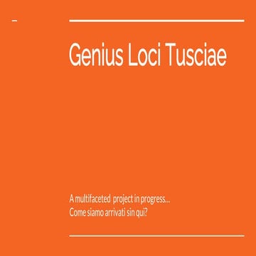 01 - Genius Loci Tusciae 1  Lariccia.pptx