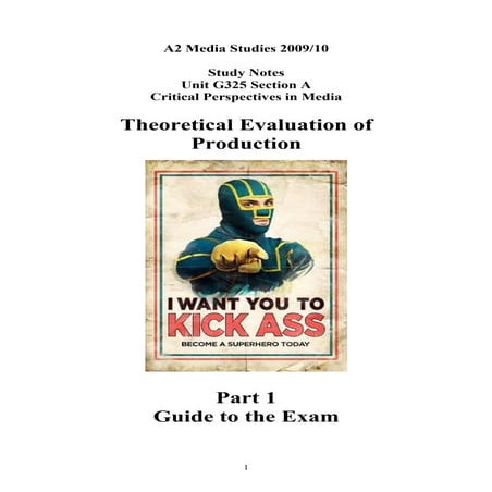 Guide to section a of the exam