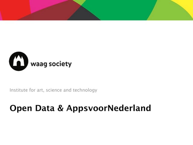 Open Data & AppsvoorNederland