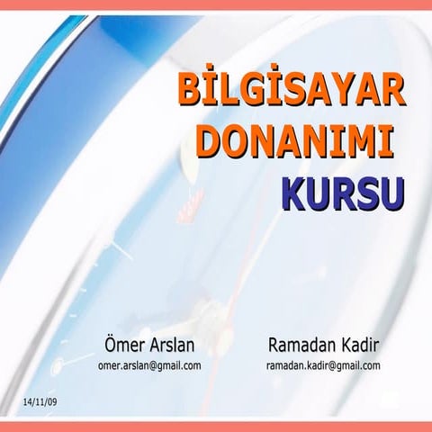 Donanım Sunusu - 1
