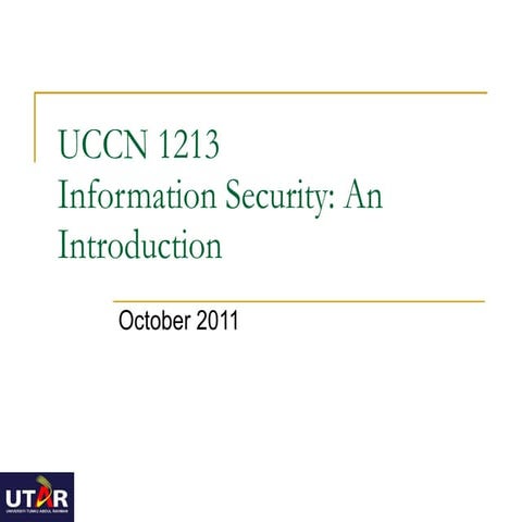 Information System Security introduction